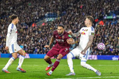 West Ham United takımından Callum Wilson, Premier League maçı Leeds United - West Ham United maçında 24 Ekim 2025 'te Elland Road, Leeds, İngiltere' de kaleci tarafından kurtarılan topuk vuruşunu yaptı. 