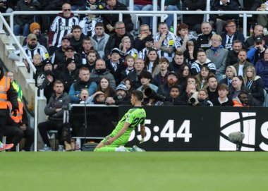 Premier Lig maçı sırasında Newcastle United, Fulham 'a karşı St. James' s Park, Newcastle, İngiltere, 25 Ekim 2025 