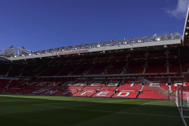 Manchester United ve Hove Albion maçında Old Trafford, Manchester, İngiltere 'de oynanan Premier League maçında genel bir görüş, 25 Ekim 2025