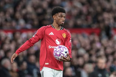 Manchester United 'dan Amad Diallo Premier League maçı sırasında Manchester United ve Hove Albion' a karşı Old Trafford, Manchester, Birleşik Krallık 'ta, 25 Ekim 2025 