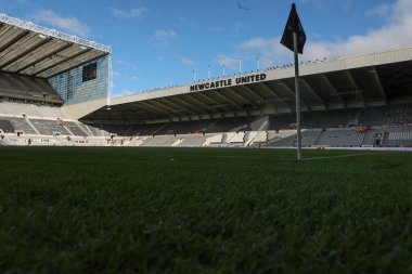 Premier Lig karşılaşması öncesinde St James 'Park' ın genel görünümü Newcastle United 'a karşı Fulham St.James' s Park, Newcastle, İngiltere, 25 Ekim 2025 