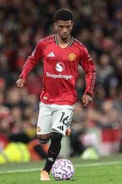 Manchester United 'dan Amad Diallo Premier Lig karşılaşmasında topla birlikte Manchester United ve Hove Albion' a karşı Old Trafford, Manchester, Birleşik Krallık 'ta, 25 Ekim 2025