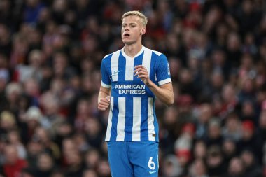 Brighton & Hove Albion 'dan Jan Paul van Hecke Premier League maçında Manchester United ve Hove Albion' a karşı Old Trafford, Manchester, İngiltere, 25 Ekim 2025