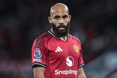 Manchester United, Manchester United ve Hove Albion maçlarında Manchester United ile Old Trafford, Manchester, İngiltere 'de oynanan 25 Ekim 2025 karşılaşmasında Bryan Mbeumo