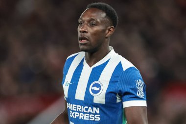 Brighton & Hove Albion 'dan Danny Welbeck Premier League maçında Manchester United ve Hove Albion' a karşı Old Trafford, Manchester, İngiltere, 25 Ekim 2025 