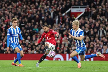 Manchester United 'dan Matheus Cunha Premier League maçında Manchester United ile Brighton ve Hove Albion arasında Old Trafford, Manchester, İngiltere' de 25 Ekim 2025 'de oynanan maçta 1-0 berabere kaldı.