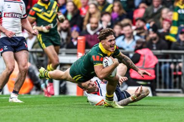 Avustralyalı Reece Walsh, 25 Ekim 2025 'te Wembley Stadyumu' nda Avustralya 'ya karşı oynanan The Ashes Serisi 2025' te yarışacak.