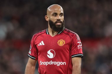 Manchester United, Manchester United ve Hove Albion maçlarında Manchester United ile Old Trafford, Manchester, İngiltere 'de oynanan 25 Ekim 2025 karşılaşmasında Bryan Mbeumo 