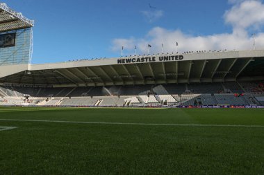 Premier Lig karşılaşması öncesinde St James 'Park' ın genel görünümü Newcastle United 'a karşı Fulham St.James' s Park, Newcastle, İngiltere, 25 Ekim 2025