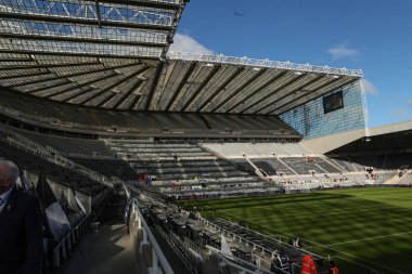 Premier Lig karşılaşması öncesinde St James 'Park' ın genel görünümü Newcastle United 'a karşı Fulham St.James' s Park, Newcastle, İngiltere, 25 Ekim 2025