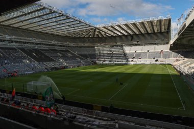 Premier Lig karşılaşması öncesinde St James 'Park' ın genel görünümü Newcastle United 'a karşı Fulham St.James' s Park, Newcastle, İngiltere, 25 Ekim 2025 