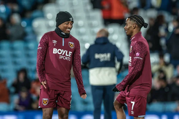 West Ham United takımından Kyle Walker-Peters, Premier League maçı Leeds United 'a karşı Elland Road, Leeds, Birleşik Krallık' ta 24 Ekim 2025 'te oynanan hazırlık maçında 