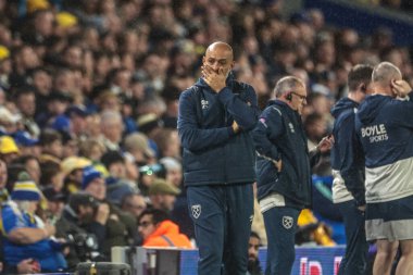 Nuno Espirito Santo, Premier League maçında West Ham United 'ın teknik direktörü Leeds United' a karşı Elland Road, Leeds, Birleşik Krallık, 24 Ekim 2025 