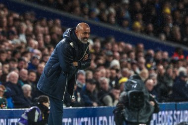 Nuno Espirito Santo, Premier League maçında West Ham United 'ın teknik direktörü Leeds United' a karşı Elland Road, Leeds, Birleşik Krallık, 24 Ekim 2025 