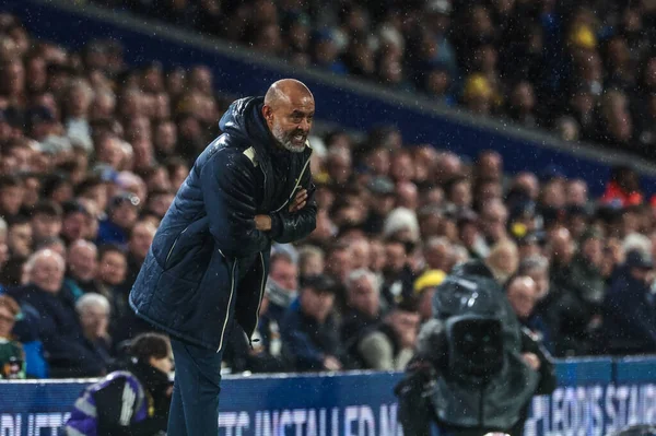 Nuno Espirito Santo, Premier League maçında West Ham United 'ın teknik direktörü Leeds United' a karşı Elland Road, Leeds, Birleşik Krallık, 24 Ekim 2025 