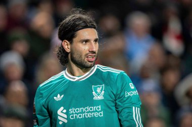 Liverpool 'dan Dominik Szoboszlai Premier League maçında Brentford Liverpool' a karşı Gtech Community Stadyumu, Londra, 25 Ekim 2025 