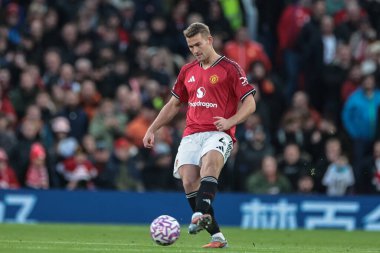 Manchester United 'dan Matthijs de Ligt Premier League maçında Manchester United ve Hove Albion' a karşı Old Trafford, Manchester, İngiltere, 25 Ekim 2025