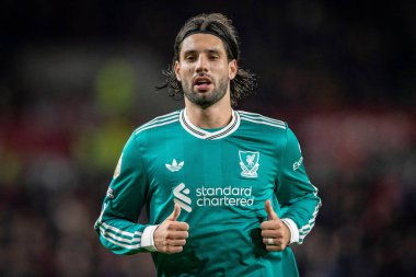 Liverpool 'dan Dominik Szoboszlai Premier League maçında Brentford Liverpool' a karşı Gtech Community Stadyumu, Londra, 25 Ekim 2025 