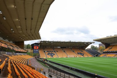 Molineux 'nun Premier Lig maçındaki genel görüşü Wolverhampton Wanderers' ın Molineux, Wolverhampton 'da Burnley' e karşı 26 Ekim 2025 