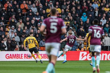 Burnley 'den Zian Flemming Premier Lig maçında Wolverhampton Wanderers, Burnley' e karşı Molineux, Wolverhampton, Birleşik Krallık 'ta 26 Ekim 2025' de 0-1 berabere kaldı.