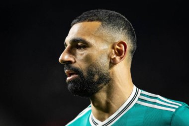 Liverpool 'dan Mohamed Salah Premier League maçı sırasında Brentford, Liverpool' a karşı Gtech Community Stadyumu, Londra, Birleşik Krallık, 25 Ekim 2025 