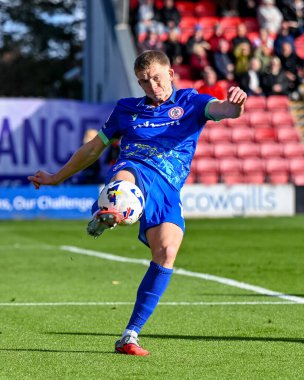 Accrington Stanley 'den Devon Matthews Sky Bet Ligi 2 maçı sırasında Fleetwood Town - Accrington Stanley maçı Highbury Stadyumu, Fleetwood, Birleşik Krallık, 25 Ekim 2025 