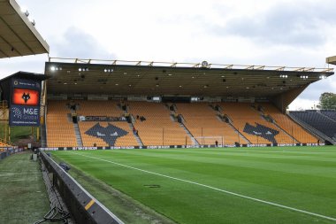 Molineux 'nun Premier Lig maçındaki genel görüşü Wolverhampton Wanderers' ın Molineux, Wolverhampton 'da Burnley' e karşı 26 Ekim 2025