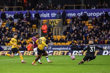 Burnley 'den Lyle Foster Premier Lig maçında Wolverhampton Wanderers' a karşı Molineux, Wolverhampton, İngiltere 'de 26 Ekim 2025' de oynanan maçta 2-3 berabere kaldı.