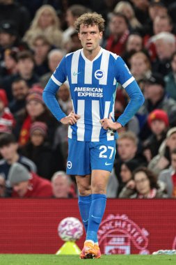 Brighton & Hove Albion takımlarından Mats Wieffer, Manchester United ve Hove Albion maçında Old Trafford, Manchester, İngiltere, 25 Ekim 2025 