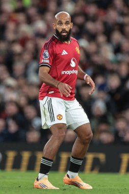 Manchester United, Manchester United ve Hove Albion maçlarında Manchester United ile Old Trafford, Manchester, İngiltere 'de oynanan 25 Ekim 2025 karşılaşmasında Bryan Mbeumo