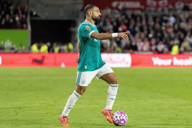 Liverpool 'dan Mohamed Salah Premier League maçı sırasında Brentford, Liverpool' a karşı Gtech Community Stadyumu, Londra, Birleşik Krallık, 25 Ekim 2025 