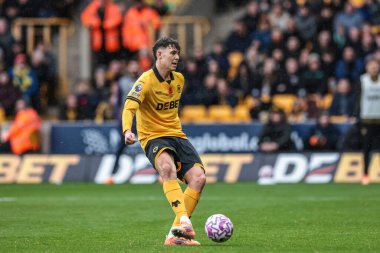 Wolverhampton Wanderers takımından Jorgen Strand Larsen Premier League maçında Wolverhampton Wanderers, Burnley 'e karşı Molineux, Wolverhampton, Birleşik Krallık' ta 26 Ekim 2025 'de 1-2 berabere kaldı.