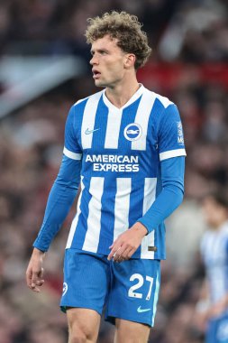 Brighton & Hove Albion takımlarından Mats Wieffer, Manchester United ve Hove Albion maçında Old Trafford, Manchester, İngiltere, 25 Ekim 2025