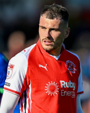 Fleetwood Town 'dan Ryan Graydon Gökyüzü İddia Ligi 2 maçında Fleetwood Town, Accrington Stanley' e karşı Highbury Stadyumu, Fleetwood, Birleşik Krallık, 25 Ekim 2025 