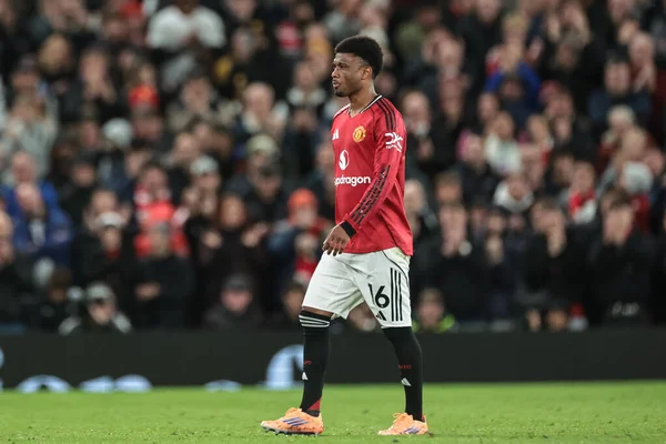 Manchester United 'dan Amad Diallo Premier League maçı sırasında Manchester United ve Hove Albion' a karşı Old Trafford, Manchester, Birleşik Krallık 'ta, 25 Ekim 2025