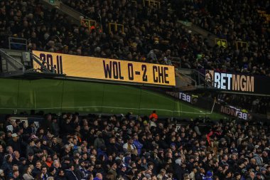 Chelsea, Carabao Kupası 'nda ilk yarıda 0-2 önde. Son 16 Wolverhampton Wanderers, Molineux, Wolverhampton, Birleşik Krallık' ta Chelsea 'ye karşı, 29 Ekim 2025 