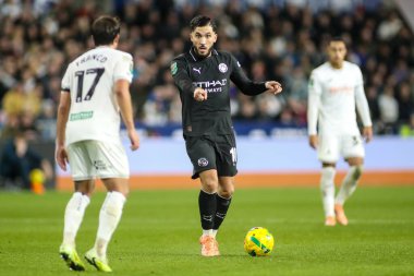 Manchester City 'den Rayan Cherki, 29 Ekim 2025' te Swansea.com Stadyumu 'nda son 16 Swansea City ile Manchester City arasında oynanan Carabao Kupası' nda 