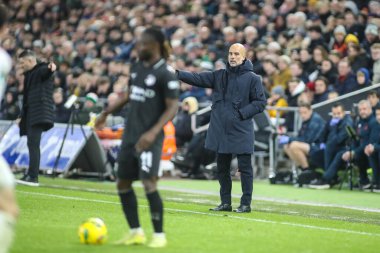 Manchester City Müdürü Pep Guardiola, Carabao Kupası Son 16 Swansea City, Manchester City 'ye karşı Swansea.com Stadyumu, Swansea, Birleşik Krallık, 29 Ekim 2025