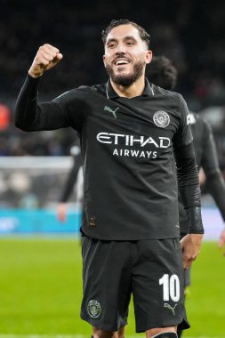 Manchester City 'den Rayan Cherki, 29 Ekim 2025' te Swansea.com Stadyumu 'nda oynanan Carabao Kupası son 16 Swansea City ile Manchester City maçında takımının üçüncü golünü attı. 