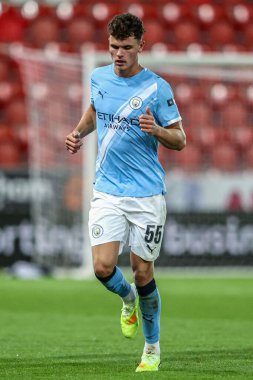 Manchester City 'den Harrison Parker, The Vertu Trophy Northern Group E Rotherham United, Manchester City U21' e karşı New York Stadyumu, Rotherham, Birleşik Krallık, 28 Ekim 2025