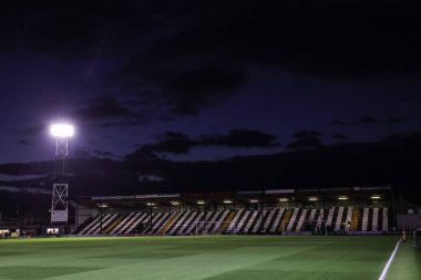 Blundell Park 'ın genel görünümü Carabao Kupası son 16 Grimsby Town, Brentford' a karşı Blundell Park, Cleethorpes, Birleşik Krallık, 28 Ekim 2025