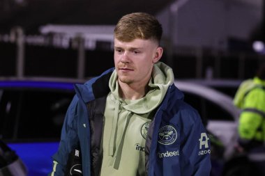 Brentford 'dan Keane Lewis-Potter, son 16 Grimsby Town, Blundell Park, Cleethorpes, Birleşik Krallık, 28 Ekim 2025' te Brentford 'a karşı oynanan Carabao Kupası' nda geldi.