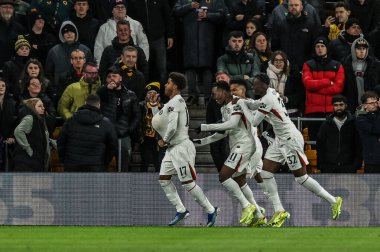Chelsea 'li Andrey Santos, 29 Ekim 2025 tarihinde Molineux, Wolverhampton, Birleşik Krallık' ta oynanan Carabao Kupası son 16 Wolverhampton Wanderers - Chelsea maçında 0-1 kazanma golünü kutluyor. 
