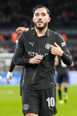 Manchester City 'den Rayan Cherki, 29 Ekim 2025' te Swansea.com Stadyumu 'nda oynanan Carabao Kupası son 16 Swansea City ile Manchester City maçında takımının üçüncü golünü attı. 