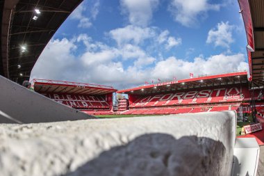 Premier Lig karşılaşması öncesinde Nottingham Forest, Manchester United 'a karşı City Ground, Nottingham, İngiltere 1 Kasım 2025 