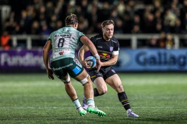Newcastle Red Bulls 'dan Brett Connon Premiership Rugby Kupası maçında Newcastle Red Bulls, Leicester Tigers' a karşı Kingston Park, Newcastle, Birleşik Krallık 'ta 31 Ekim 2025