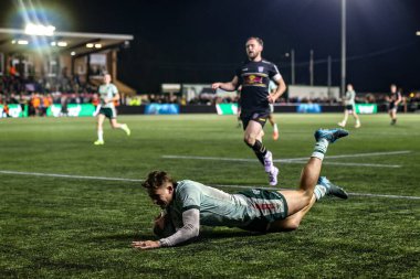 Leicester Tigers 'dan George Pearson Premiership Rugby Kupası maçı Newcastle Red Bulls, Leicester Tigers' a karşı 31 Ekim 2025 'te Kingston Park, Newcastle, İngiltere' de oynanan karşılaşmada 5-5 'lik galibiyet elde etmeye çalışıyor.