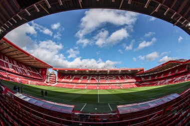 Premier Lig karşılaşması öncesinde Nottingham Forest, Manchester United 'a karşı City Ground, Nottingham, İngiltere 1 Kasım 2025 