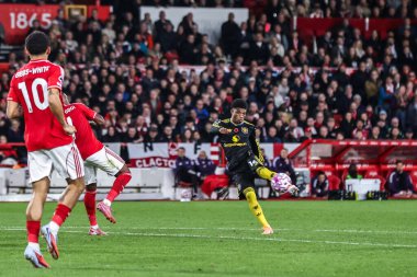 Manchester United takımından Amad Diallo Premier League maçında Nottingham Forest Manchester United 'a karşı 1 Kasım 2025' te City Ground, Nottingham, İngiltere 'de 2-2 berabere kaldı. 