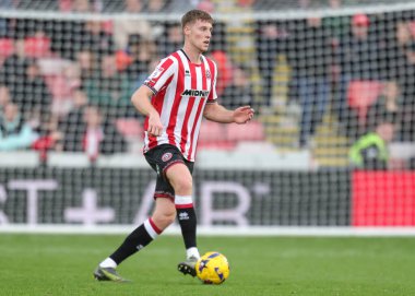 Sheffield United 'dan Mark McGuinness 1 Kasım 2025' te İngiltere 'nin Bramall Lane kentinde oynanan Sheffield United - Derby County maçında maç yapıyor. 